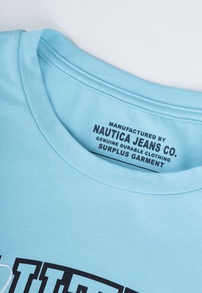 Camiseta Nautica Celeste