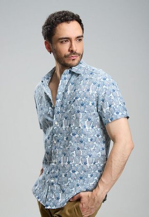 Camisa NAUTICA Azul