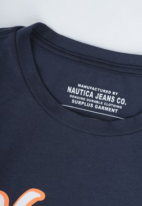 Camiseta Nautica Azul