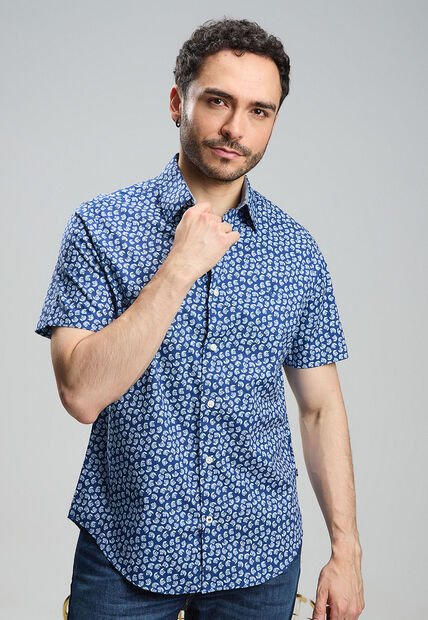 Camisa NAUTICA Azul