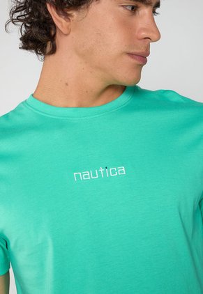 Camiseta Verde Menta-Multicolor Nautica