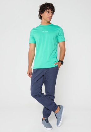 Camiseta Verde Menta-Multicolor Nautica