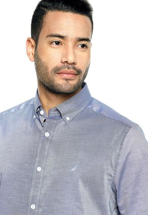 Camisa Azul Nautica