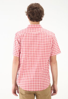 Camisa Rojo-Blanco Nautica
