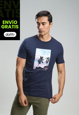 Camiseta NAUTICA Azul Nautica
