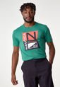 Camiseta Verde-Negro-Rojo Nautica de Nautica