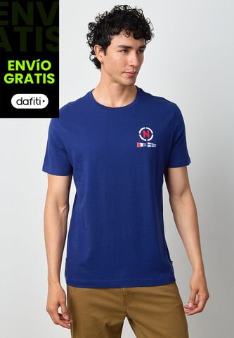 Camiseta NAUTICA Azul Nautica