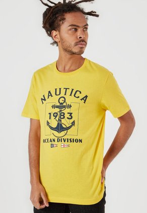 Camiseta Amarillo-Azul Nautica