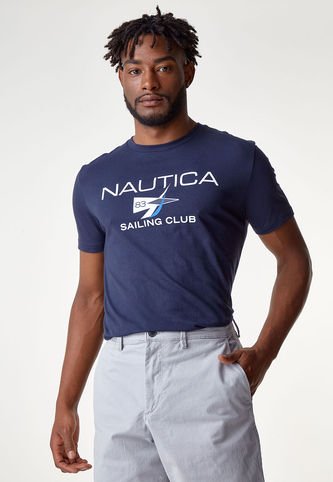 Camiseta Azul-Blanco Nautica Nautica
