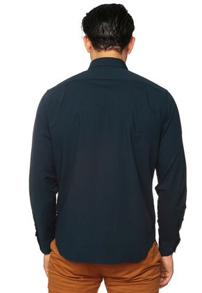 Camisa Azul Oscuro Nautica