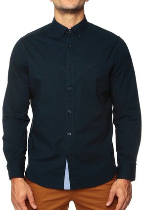 Camisa Azul Oscuro Nautica