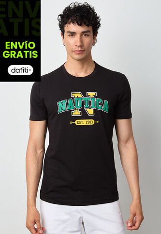 Camiseta NAUTICA Negro Nautica