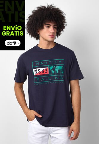 Camiseta NAUTICA Azul Nautica