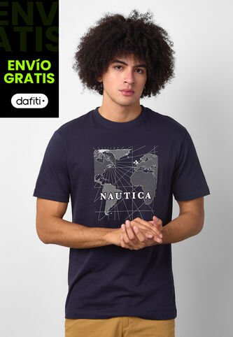 Camiseta NAUTICA Azul Nautica