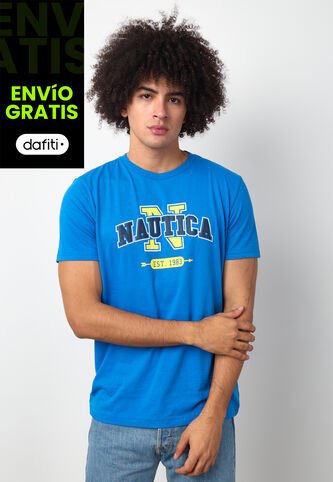 Camiseta NAUTICA Azul Nautica