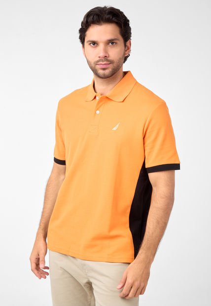 Polo Naranja-Negro NAUTICA