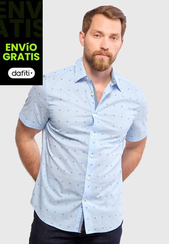Camisa NAUTICA Celeste Nautica