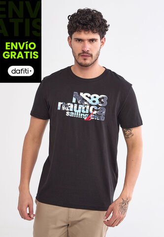 Camiseta NAUTICA Negro Nautica