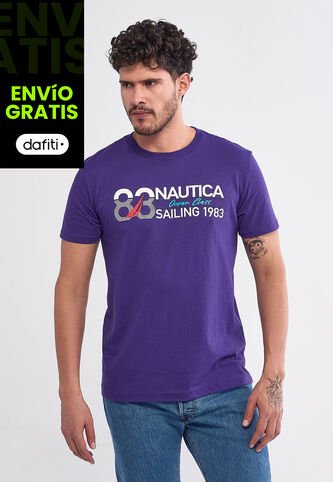 Camiseta NAUTICA Violeta Nautica