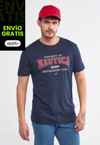 Camiseta NAUTICA Azul Nautica