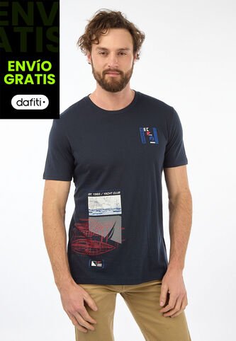 Camiseta NAUTICA Azul Nautica