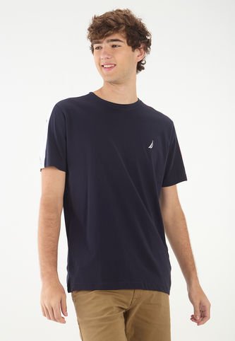 Camiseta Azul-Blanco-Rojo Nautica Nautica