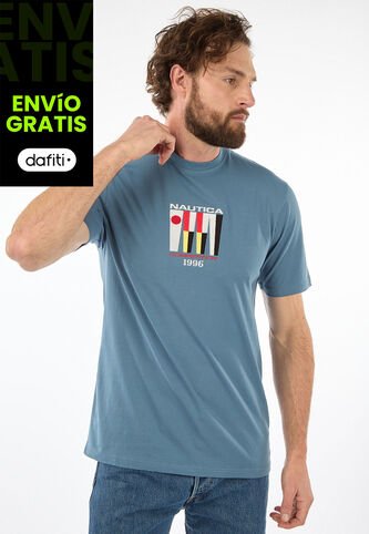 Camiseta NAUTICA Azul Raf Nautica
