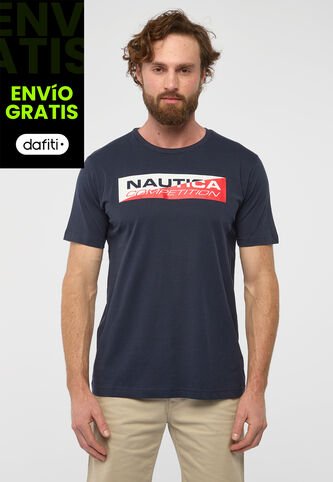 Camiseta NAUTICA Azul Nautica