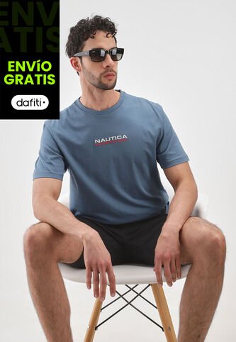 Camiseta NAUTICA Azul Raf Nautica