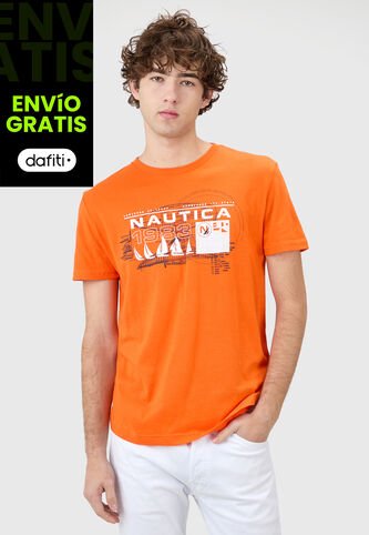 Camiseta NAUTICA Naranja Nautica