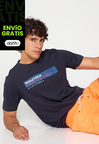 Camiseta NAUTICA Azul Nautica