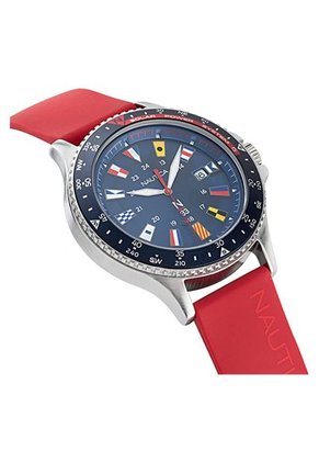Reloj Para Hombre Nautica Cocoa Beach Napcba131 Rojo