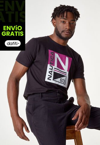 Camiseta NAUTICA Negro Nautica