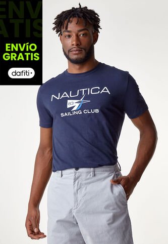 Camiseta Azul-Blanco Nautica Nautica