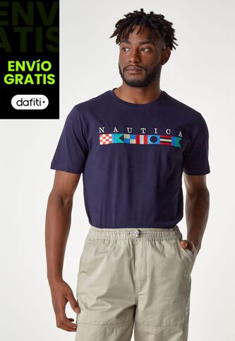 Camiseta NAUTICA Azul Nautica
