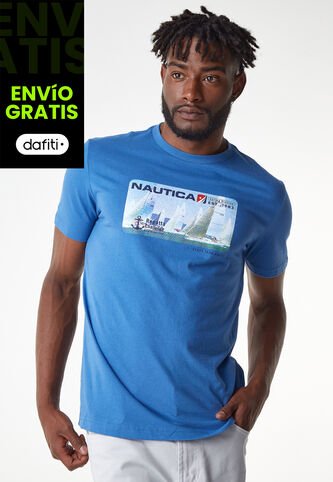 Camiseta NAUTICA Azul Nautica