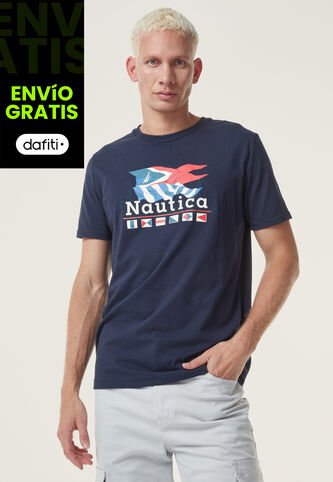 Camiseta NAUTICA Azul Nautica
