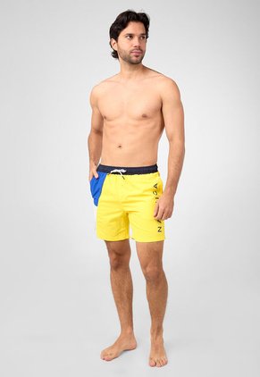 Traje de Baño Amarillo-Azul-Blanco NAUTICA