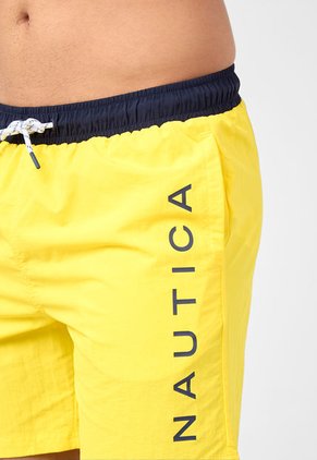 Traje de Baño Amarillo-Azul-Blanco NAUTICA