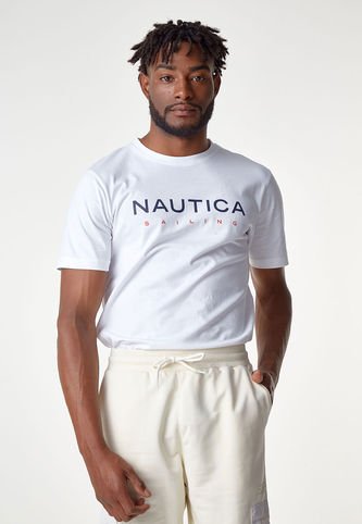 Camiseta Blanco-Azul-Rojo Nautica Nautica