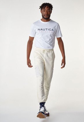 Camiseta Blanco-Azul-Rojo Nautica