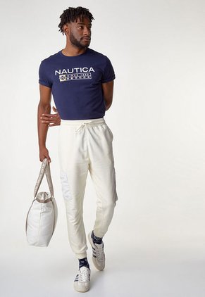 Camiseta Azul Navy-Blanco Nautica