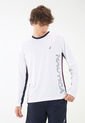 Camiseta Manga Larga Blanco-Azul-Rojo Nautica de Nautica