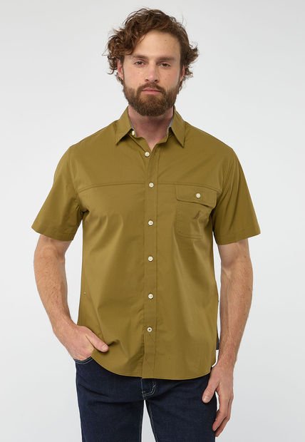 Camisa Verde Oliva NAUTICA