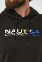 Hoodie Negro-Blanco-Azul NAUTICA Competition de Nautica