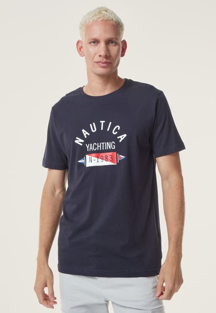 Camiseta Azul-Blanco-Rojo NAUTICA