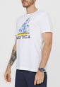 Camiseta Blanco-Azul-Amarillo Nautica de Nautica