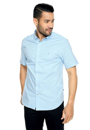 Camisa Azul Nautica