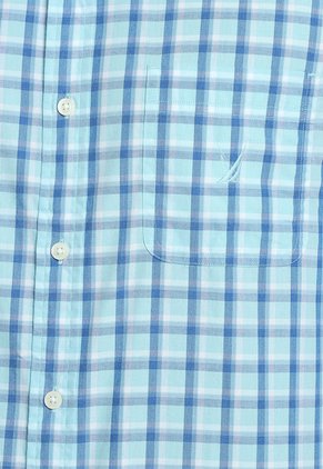 Camisa Azul-Blanco Nautica
