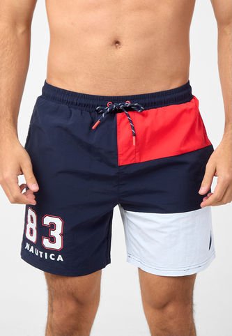 Traje de Baño Navy-Rojo-Blanco NAUTICA Nautica